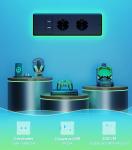 Escritorio Gaming Elevable OffiGo 140 cm con 2 Enchufes