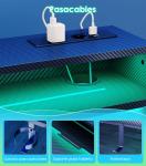 Escritorio Gaming Elevable OffiGo 140 cm con 2 Enchufes