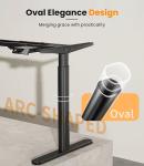 Marco de escritorio elevable eléctrico MAIDeSITe EL2 Pro Art Pluscon