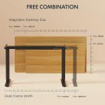 Marco de escritorio elevable eléctrico FLEXISPOT E1 Pro con 2 motores