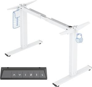 Marco de escritorio elevable eléctrico FLEXISPOT EC1 blanco con 4 memorias