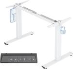 Marco de escritorio elevable eléctrico FLEXISPOT EC1 blanco con 4 memorias