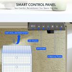 Marco de escritorio elevable eléctrico FLEXISPOT EC1 blanco con 4 memorias
