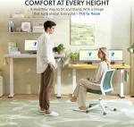 Marco de escritorio elevable eléctrico FLEXISPOT EC1 blanco con 4 memorias