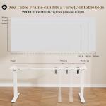 Marco elevable eléctrico TRIUMPHKEY blanco con 1 motor