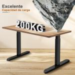 Marco de escritorio elevable eléctrico ONNWIN con doble motor