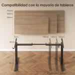 Estructura de Escritorio Elevable Eléctrico OffiGo 100–140 cm