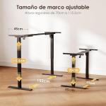 Estructura de Escritorio Elevable Eléctrico OffiGo 100–140 cm