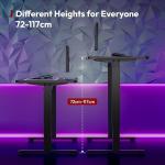 Escritorio Elevable Eléctrico SANODESK QS-Gaming 140x60 cm