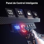 Escritorio Elevable Eléctrico HLFURNIEU 120x60 cm Gaming con LED App