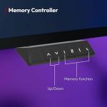 SANODESK QS-Gaming Escritorio Elevable Eléctrico 200x80 cm Negro