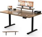 Devoko escritorio elevable eléctrico 160x70 cm marrón
