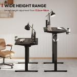 SANODESK QS+ Escritorio Elevable Eléctrico 200x80 cm Negro