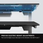 Secretlab MAGNUS Evo Escritorio Elevable Eléctrico Negr 150,4×64 cm