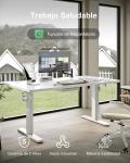 Devoko Escritorio Elevable Eléctrico 160x80 cm Blanco