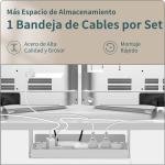 Devoko Escritorio Elevable Eléctrico 160x80 cm Blanco