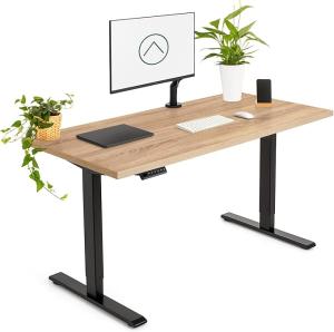 Escritorio elevable eléctrico Tablakala 140×70 cm roble