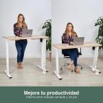 Escritorio elevable eléctrico Tablakala 140×70 cm roble