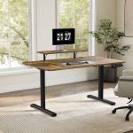 Devoko escritorio elevable eléctrico 160x70 cm marrón