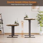 TRIUMPHKEY Escritorio Elevable Eléctrico 120x60 cm Marrón