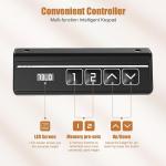 TRIUMPHKEY Escritorio Elevable Eléctrico 120x60 cm Marrón