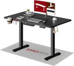 Escritorio Elevable Eléctrico SANODESK QS1 110×54 cm Negro