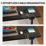 Escritorio Elevable Eléctrico SANODESK QS1 110×54 cm Negro