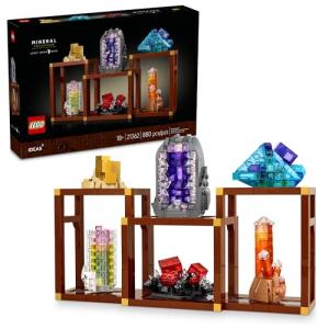 LEGO Ideas Mineral Collection Display Set for Adults