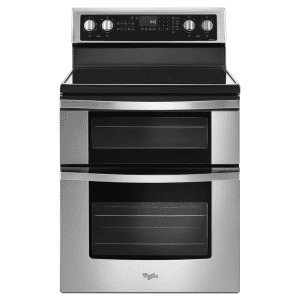Whirlpool 30” Double Oven Gas Range Stove, Stainless Steel