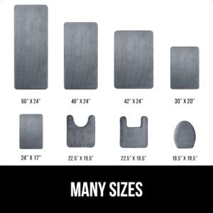 GORILLA GRIP Soft Memory Foam Bath Rug