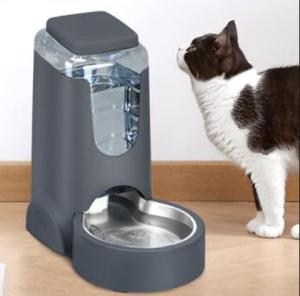 Automatic Pet Water Dispenser with Stainless Steel Bowl