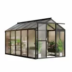 Garvee 6x10FT Black Polycarbonate Greenhouse