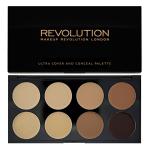 Makeup Revolution 8 shade Cover & Conceal leaves a Flawless Finish Medium/Dark