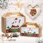 Personalised Christmas Eve Box  For All Ages | Gold Ribbon | 8 Fantastic Designs
