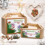Personalised Christmas Eve Box  For All Ages | Gold Ribbon | 8 Fantastic Designs
