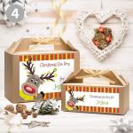 Personalised Christmas Eve Box  For All Ages | Gold Ribbon | 8 Fantastic Designs