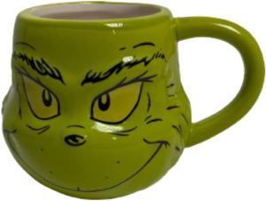 The Grinch 3D Face Mug Dr Seuss Tea Coffee Novelty Cup Gift gift set new christmas