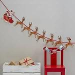Santa`s Sleigh Ride Garland By Ginger Ray