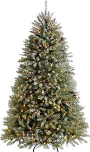 Christmas Tree with 500 Warm White LED Lights, 6 ft