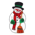 The Benross Christmas Workshop LED Snowman Metallic Silhouette Light
