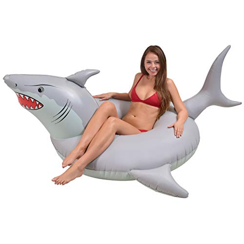 Great White Bite Inflatable Pool Float