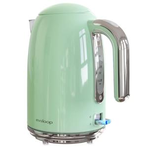 Vintage-Style Electric Tea Kettle with Auto Shut-Off