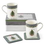 Spode Christmas Tree Mug & Tin Gift Set