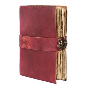 Vintage Leather Journal with Deckle Edge Paper