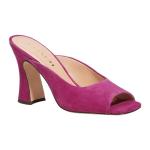 Laurence Deep Plum Suede Sandals, Size 7.5
