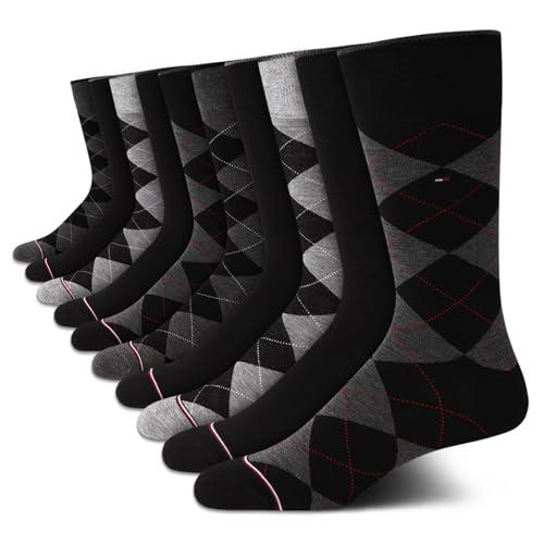 Tommy Hilfiger Men's Argyle Dress Socks 10-Pack