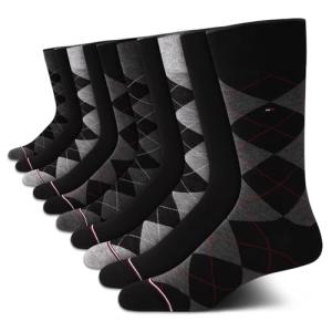 Tommy Hilfiger Men's Argyle Dress Socks 10-Pack