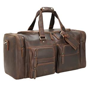 Stylish Leather Travel Duffel for Men