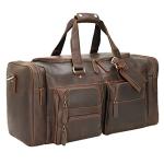 Stylish Leather Travel Duffel for Men