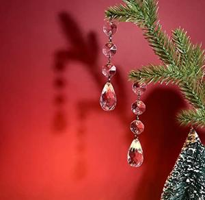 30 Pack Teardrop Tree Ornaments | Elegant Festive Décor
